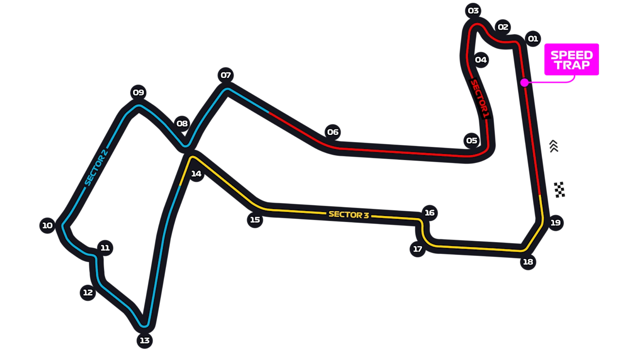 Marina Bay Street Circuit circuit map